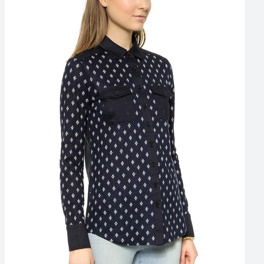 TORY BURCH FINLAY BUTTON DOWN SHIRT